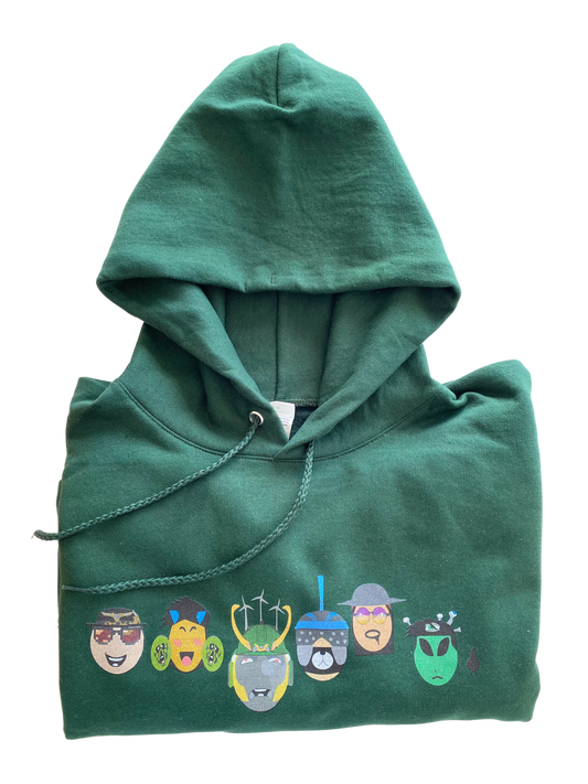 Sweatshirt Hoodie (Dark Green)